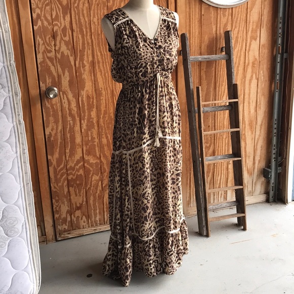 Tulle & Baptise Animal Print Maxi - Picture 2 of 7